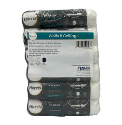 Harris Premier Microfibre Roller Sleeves, Value Packs